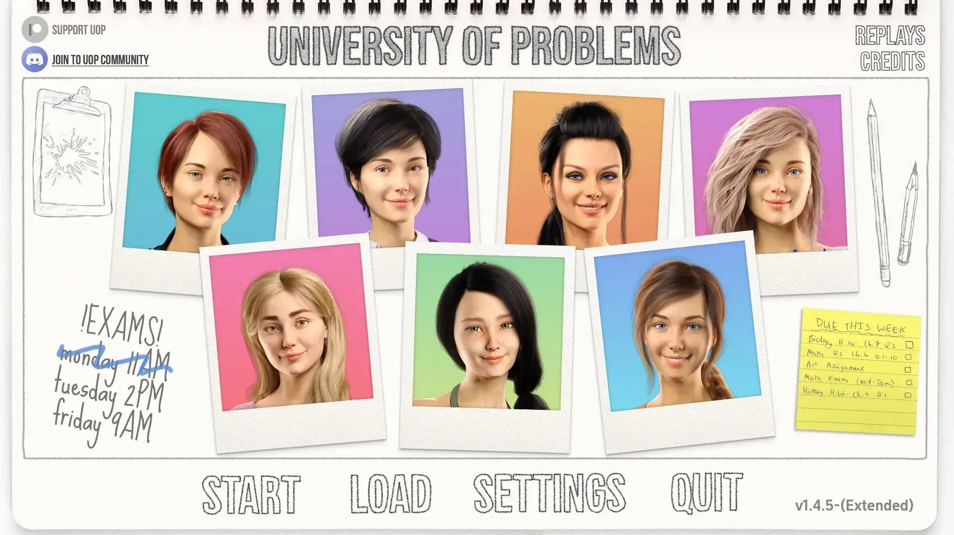 【PC+安卓+IOS/欧美SLG】学院情缘v1.4.5汉化版【3.89G/更新/汉化/动态】