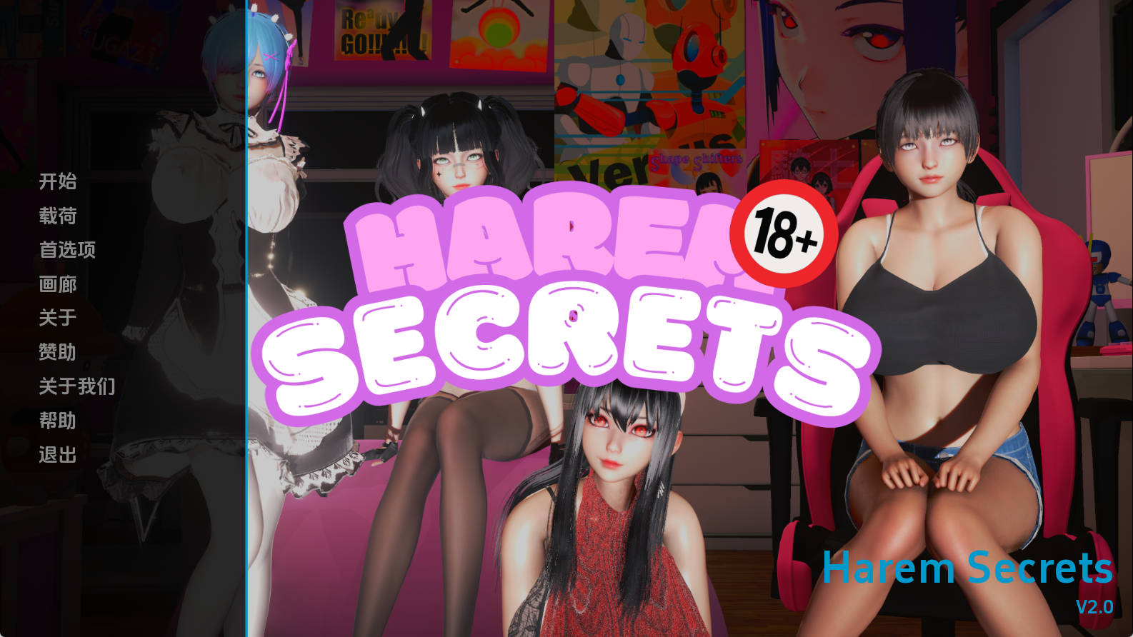 【PC+安卓+IOS/欧美SLG】后宫的秘密2.0汉化版【1.46G/更新/汉化/动态】