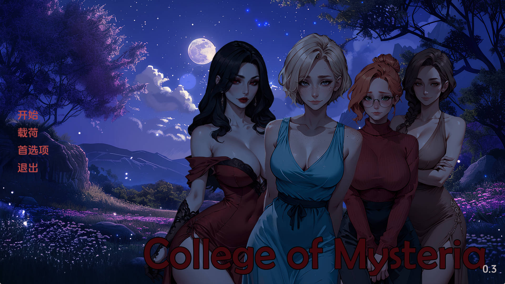 【PC+安卓+IOS/欧美SLG】神秘学院0.3汉化版【685MB/汉化/动态/更新】