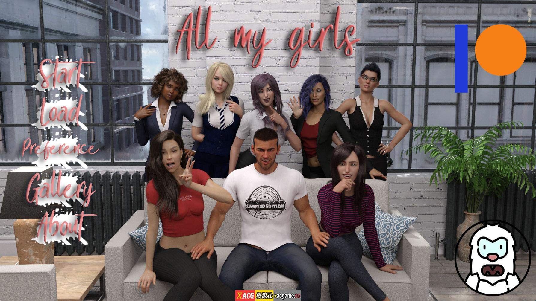 [PC/安卓SLG游戏] [欧美SLG汉化动态]All My Girls 我所有的女孩 [v0.21][双端2.92G/FM/BD]
