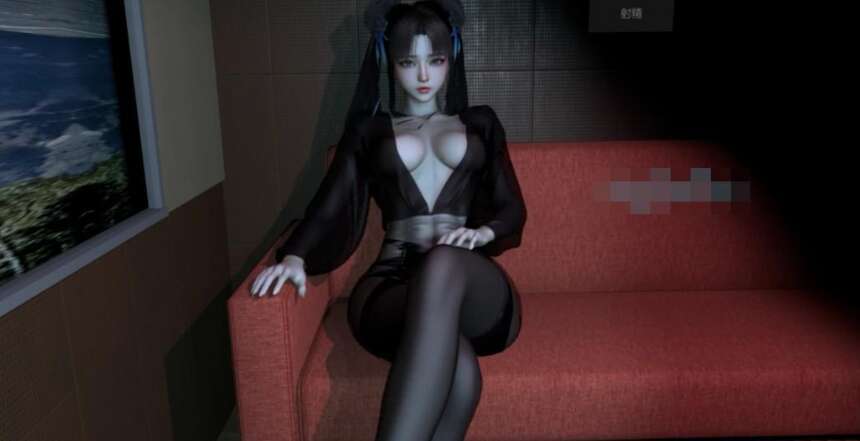 【3D同人视频/全动态/VAM】Absolutelove：灵儿足交列车 清纯少女古装黑丝长腿足交 【1V+1G】