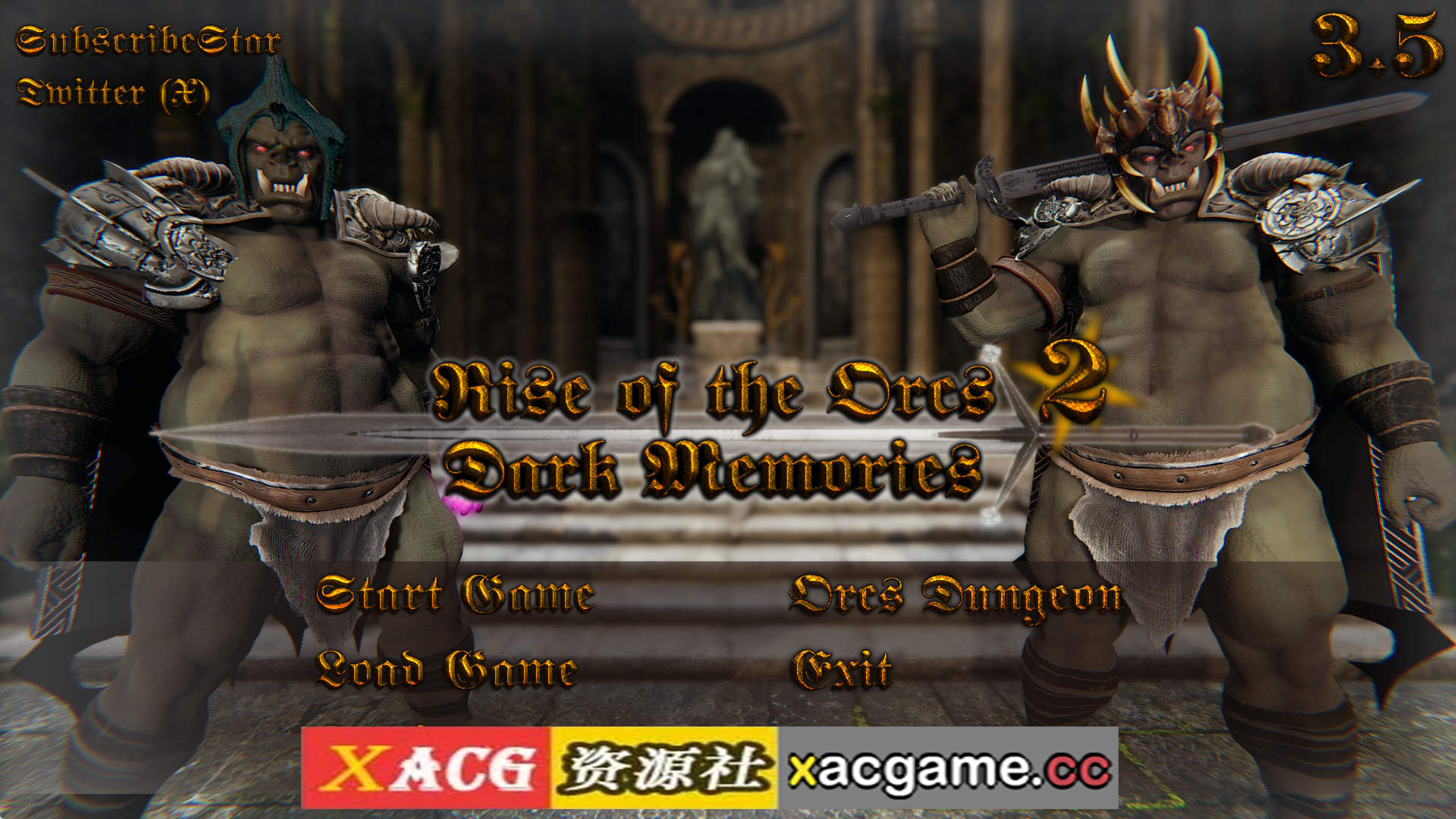 【PC/欧美SLG】兽人崛起2：黑暗记忆3.5b赞助 AI版【3.12G/汉化/动态/更新】